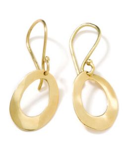 Squiggle Oval Earrings   Ippolita   Gold