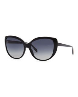 Hedda Oversized Cat Eye Sunglasses, Black   Oliver Peoples   Black (ONE SIZE)