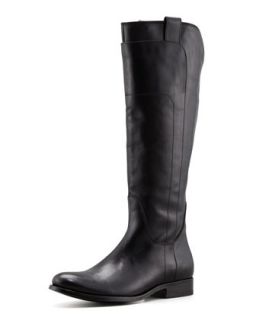Melissa Tall Leather Riding Boot, Black   Frye   Black (36.0B/6.0B)