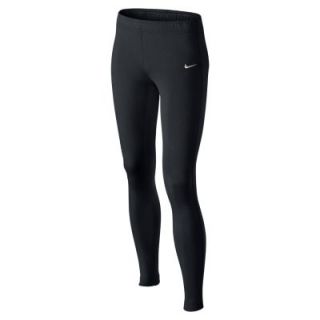 Nike Leg A See Swoosh Girls Leggings   Black