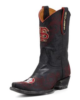 Florida State Short Gameday Boots, Black   Gameday Boot Company   Black (35.