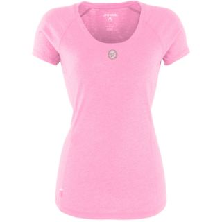 Antigua Washington Nationals Womens Pep Shirt   Size Large, Mid Pink Heather