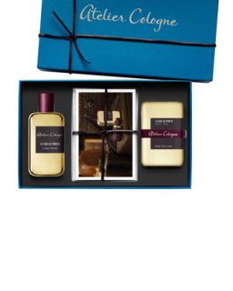 Exclusive Gold Leather Set   Atelier Cologne   Gold