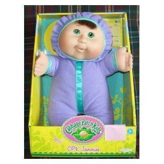 Toy / Game Lovely Cabbage Patch Kids Jammies Newborn Purple Sleeper Brown Hair (For Ages 3 Years And Up) Toys & Games