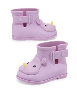 Girls Sugar Rhino Rain Boots, Purple   Melissa Shoes   Purple (9)