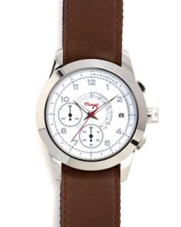 Mens M2 Ribbon Trim Chronograph Watch, Cappuccino   Miansai   Brown