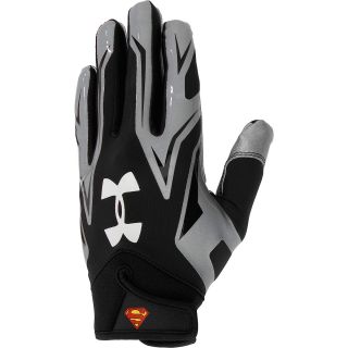 UNDER ARMOUR Adult Alter Ego Superman F4 Football Receiver Gloves   Size L,