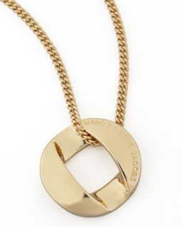 Cable Link Pendant Necklace, Yellow Golden   MARC by Marc Jacobs   Gold