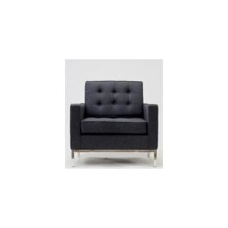 Pangea Home Florence Chair in Charcoal FLORENCE 1(charcoal)