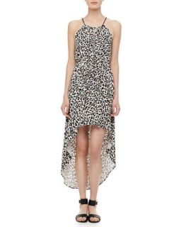 Womens Cheetah Print Hi Lo Dress   Milly   Natural (MEDIUM)