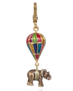 Howie Elephant on Balloon Charm   Jay Strongwater   Multi colors