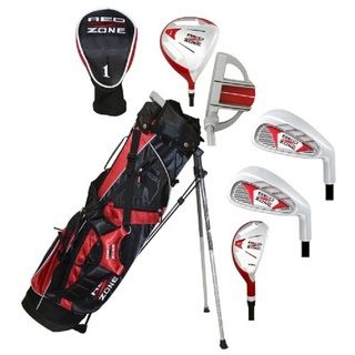 Mog 5 Piece Red Zone Golf Set/stand Bag, Ages 12 And Up