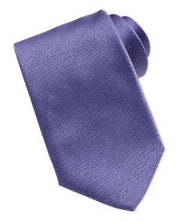 Mens Woven Bicolor Silk Tie, Purple   Massimo Bizzocchi   Purple