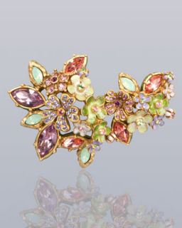 Naomi Floral Cluster Pin   Jay Strongwater   Multi colors