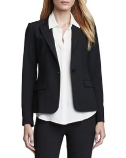 Womens Gabe One Button Jacket   Theory   Black (8)