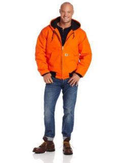 Carhartt Men's Big Quilted Flannel Lined Duck Active Jacket Clothing