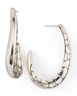 Kali Hoop Earrings, Medium   John Hardy   Silver
