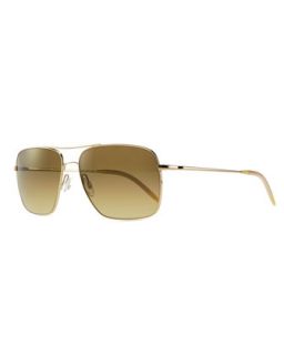 Mens Clifton Photochromic Sunglasses, Gold   Oliver Peoples   Gold