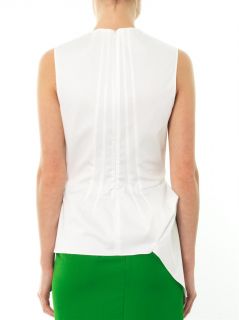 Folded front cotton blouse  Cédric Charlier