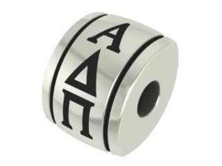 Alpha Delta Pi Barrel Sorority Bead Fits Most Pandora Style Bracelets Including Pandora, Chamilia, Biagi, Zable, Troll and More. Officially Licensed, High Quality Exclusive Bead in Stock for Immediate Shipping Jewelry