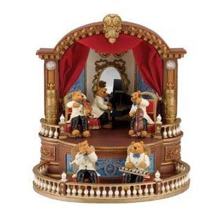 Musical Chairs Bear Orchestra from Mr. Christmas Gold Label Music Box, IN STOCK, IMMEDIATE DELIVERY, RARE 07'/08' Style  Jewelry Music Boxes  