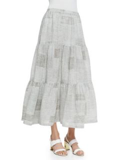 Womens Petticoat Skirt, Gray   eskandar   Gray (3)