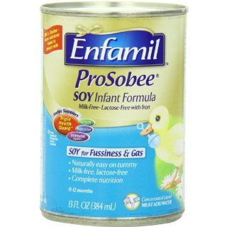 Enfamil Prosobee Soy Infant Formula Powder with Iron CONCENTRATE, 13 Ounce (Pack of 12) (Packaging May Vary) Health & Personal Care