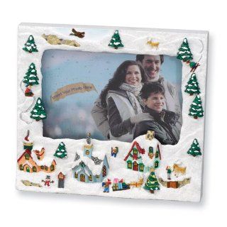 Village Really Snowing Photo Frame Jewelry