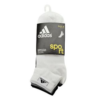 adidas Adidas pack of three black grey and white ankle socks