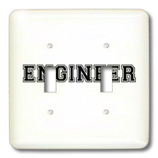 lsp_151222_2 InspirationzStore Typography   Engineer   black and white text   proud engineering graduate   work and job pride gifts   retro font   Light Switch Covers   double toggle switch   Wall Plates  