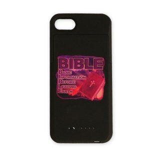 iPhone 4 or 4S Charger Battery Case BIBLE Basic Information Before Leaving Earth 