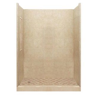 American Bath Factory P21 2803P CH Basic Shower Package in Medium Stone