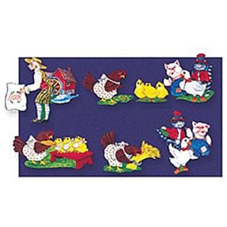 Little Folk Visuals Flannel Board Set, Little Red Hen
