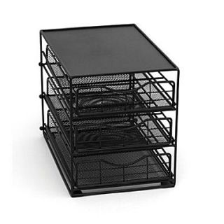 Lipper International 3 Tier Cabinet Coffee Drawer