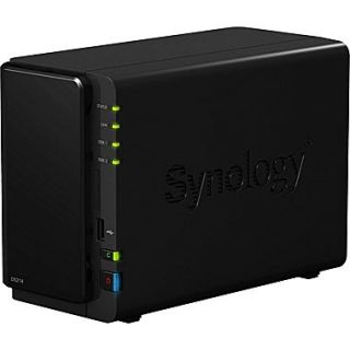 Synology DiskStation DS214 2 Bay Diskless USB 3.0 Serial ATA High Performance NAS Server For SMB & SOHO