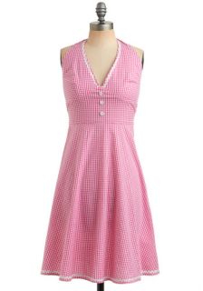 Pink Me Up Dress  Mod Retro Vintage Printed Dresses