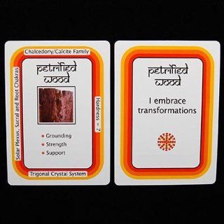 Crystal Information Cards   Petrified Wood (54 Cards)   1 Deck 