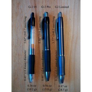 Pilot G2 Limited Retractable Gel Ink Roller Ball Pen, Fine Point, Charcoal Metallic Barrel, Black Ink (31154)  Rollerball Pens 