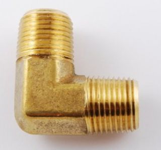 1/2" NPT Male 90 Degree L Elbow Hose Thread Union Fitting Brass Pipe Fittings