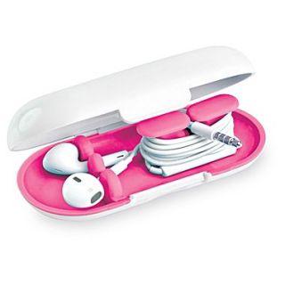 Dotz™ Hardshell Earbud Case, Pink