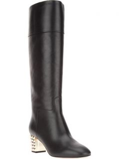 Valentino Garavani Studded Heel Knee high Boot