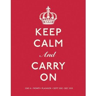 (7x9) Keep Calm   2013 Poly Agenda Calendar   Prints