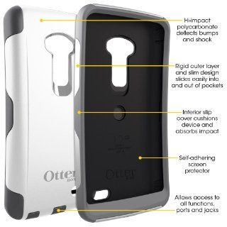 OtterBox Commuter Series Carrying Case for LG G Flex   Frustration Free Packaging   Glacier (White/Gunmetal Grey) Cell Phones & Accessories