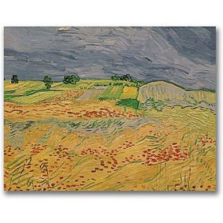 Trademark Global Vincent Van Gogh Plain At Auvers, 1890 Canvas Art, 24 x 32