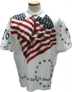 Allover Patriotic Polo Shirt Clothing