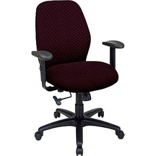 Office Star™ 2 to 1 Custom Managers Chair, Ruby