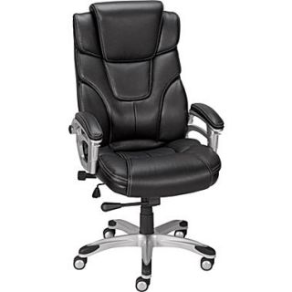 Baird™ Bonded Leather Managers Chair, Black