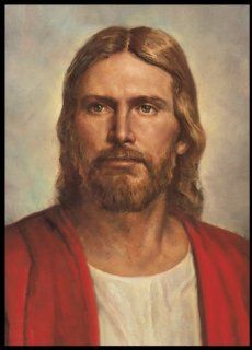 Jesus the Christ 11" X 17" Lithograph Print, by Del Parson Baby