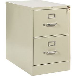 HON 210 Series Vertical File Cabinet, 28 1/2 2 Drawer, Legal Size, Putty