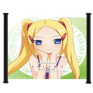 The World God Only Knows Anime Fabric Wall Scroll Poster (17"x16") Inches   Prints